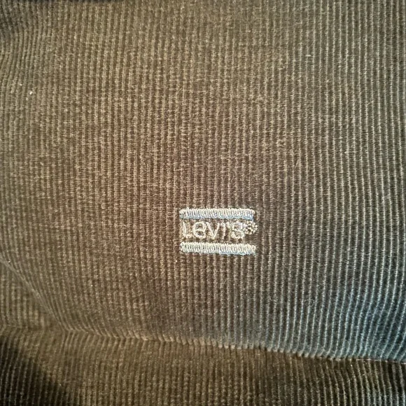 Levi's Women’s Olive Green Corduroy Puffer Quilted Jacket-Insulated -Full Zip-XL - Picture 4 of 8